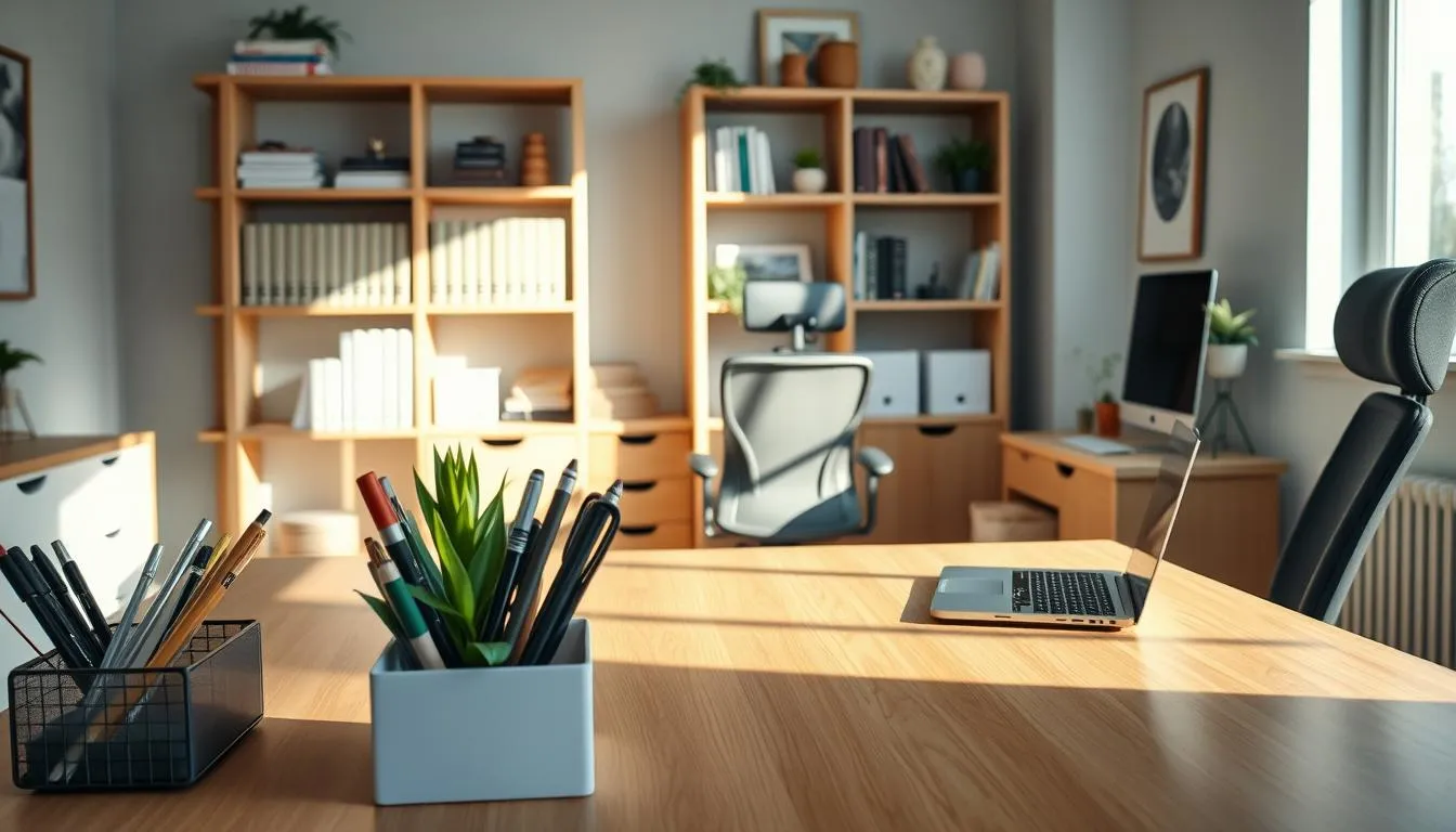 declutter home office