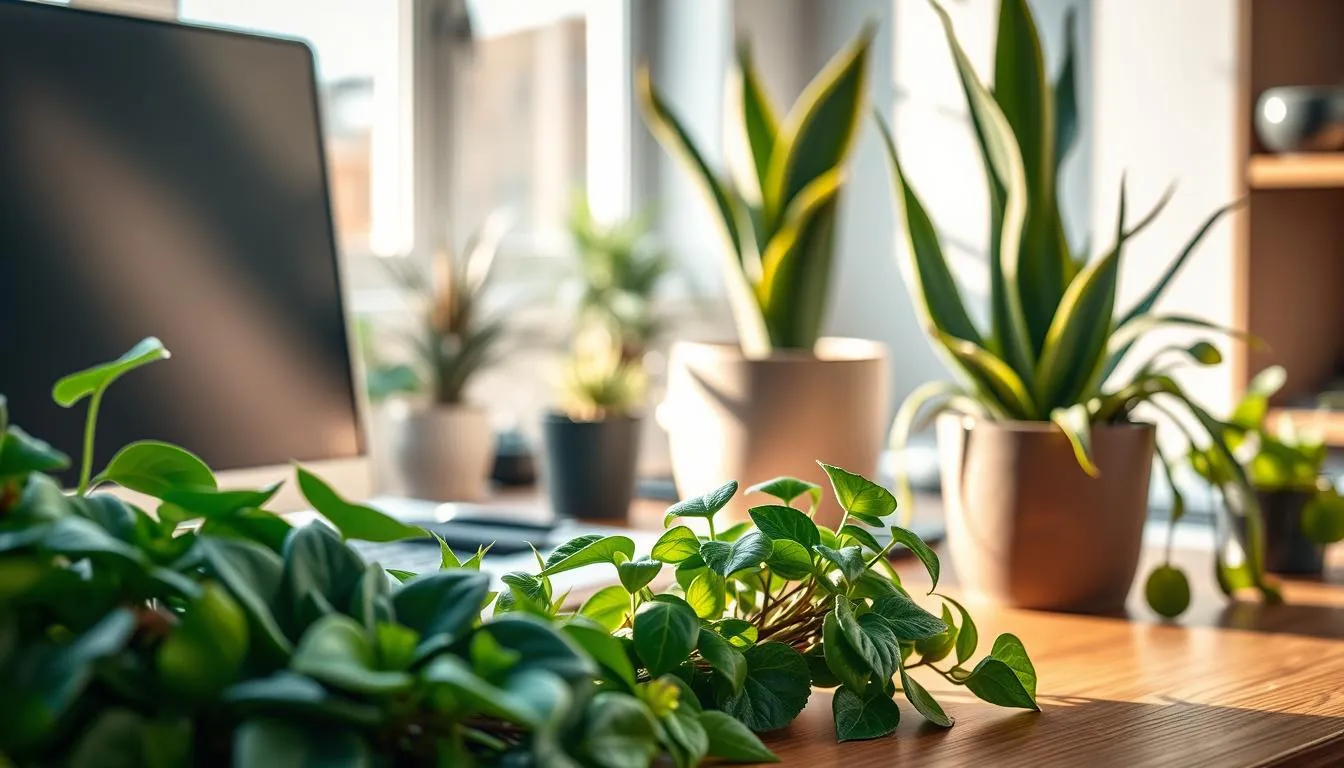 desk plants