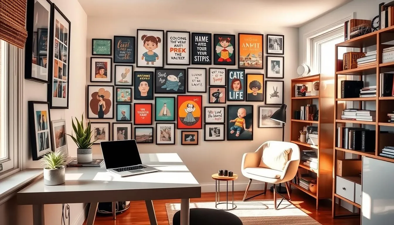 gallery wall small space